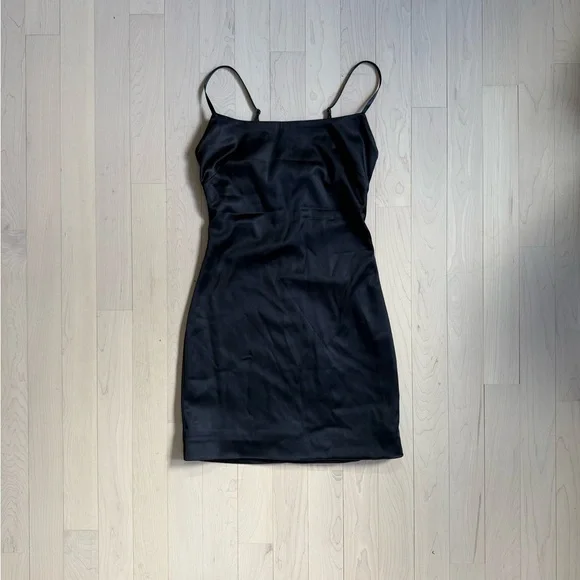 Aritzia Navy Mini Dress - Picture 2 of 4